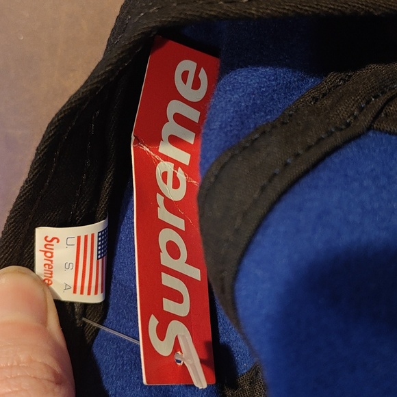 Supreme wool camp cap nwt blue - Picture 3 of 6